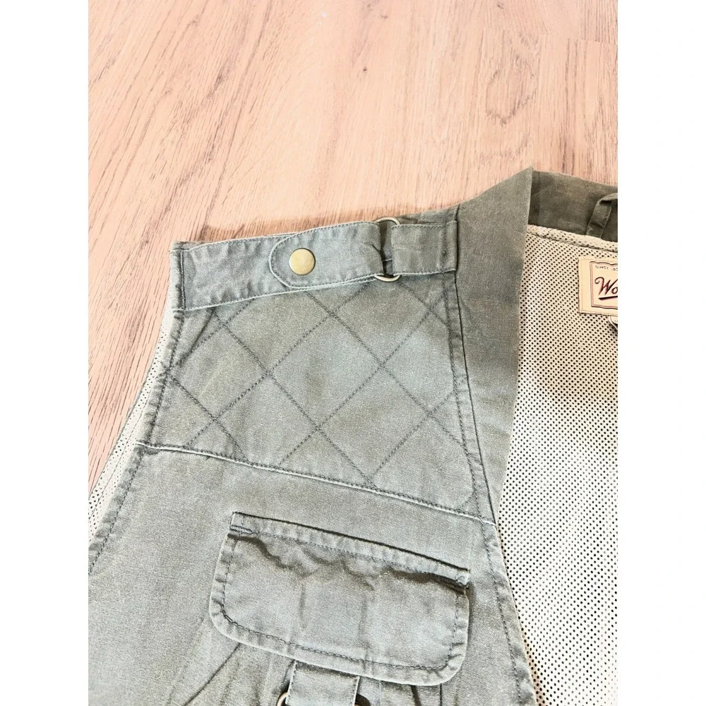 Woolrich Rugged Utility Vest Gorpcore Fishing‎ Hunting Multi Pocket Photography
